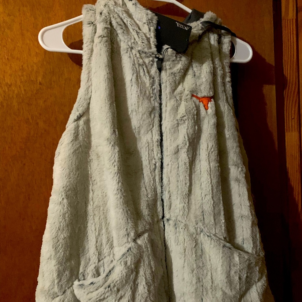 Antigua Grey Longhorn Vest
